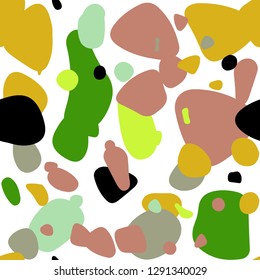 Light Multicolor vector seamless backdrop with dots. Blurred bubbles on abstract background with colorful gradient. Design for wallpaper, fabric makers.