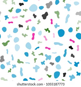 Light Multicolor vector seamless background with liquid shapes. Brand-new colored illustration in marble style with gradient. Marble style for your business design.