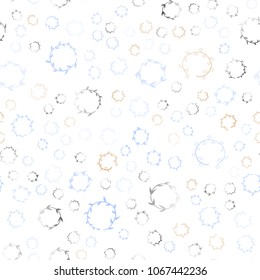 Light Multicolor vector seamless  background with bubbles. Blurred decorative design in abstract style with bubbles. New design for ad, poster, banner of your website.