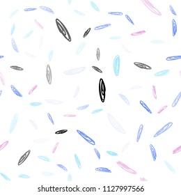 Light Multicolor vector seamless background with bubbles. Illustration with set of shining colorful abstract circles. Pattern can be used for ads, leaflets.