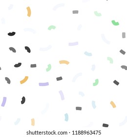 Light Multicolor vector seamless background with abstract circles. Colorful illustration in abstract marble style with gradient. A completely new template for your business design.