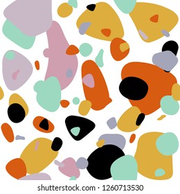 Light Multicolor vector seamless background with bubbles. Glitter abstract illustration with blurred drops of rain. Pattern for design of fabric, wallpapers.