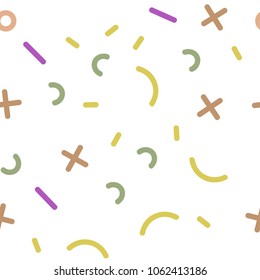 Light Multicolor vector seamless cover with abstract shapes. Illustration with repetition of lines on white background. Template for business cards, websites.