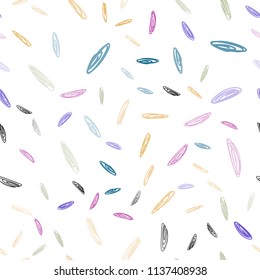 Light Multicolor vector seamless cover with spots. Blurred bubbles on abstract background with colorful gradient. Pattern can be used for beautiful websites.