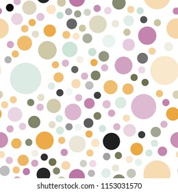 Light Multicolor vector seamless cover with spots. Beautiful colored illustration with blurred circles in nature style. Beautiful design for your business advert.