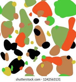 Light Multicolor vector seamless cover with spots. Illustration with set of shining colorful abstract circles. Template for business cards, websites.