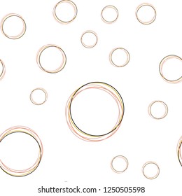 Light Multicolor vector seamless cover with spots. Glitter abstract illustration with blurred drops of rain. Design for wallpaper, fabric makers.