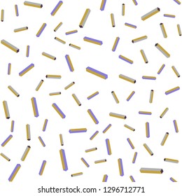Light Multicolor vector seamless, isometric background with stright stripes. Lines on blurred abstract background with gradient. Pattern for trendy fabric, wallpapers.