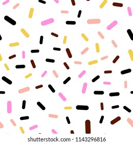 Light Multicolor vector seamless layout with flat lines. Lines on blurred abstract background with gradient. Best design for your ad, poster, banner.