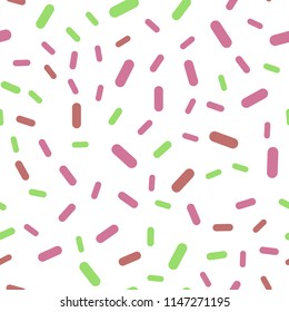 Light Multicolor vector seamless layout with flat lines. Glitter abstract illustration with colored sticks. Pattern for your busines websites.