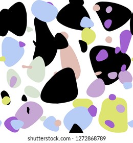 Light Multicolor vector seamless layout with circle shapes. Beautiful colored illustration with blurred circles in nature style. Design for wallpaper, fabric makers.