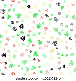 Light Multicolor vector seamless pattern with sharp lines. Blurred decorative design in simple style with lines. Template for your beautiful backgrounds.