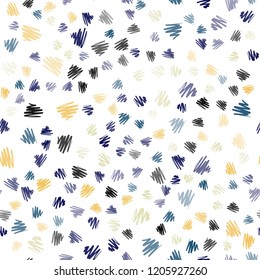 Light Multicolor vector seamless pattern with sharp lines. Lines on blurred abstract background with gradient. Best design for your ad, poster, banner.