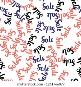 Light Multicolor vector seamless pattern with 70, 90 percentage signs. Shining colorful illustration with isolated selling prices. Pattern for ads, posters, banners of sales.