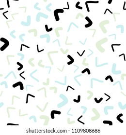 Light Multicolor vector seamless  template with lines, ovals. Creative geometric illustration in marble style with gradient. Textured wave pattern for backgrounds.