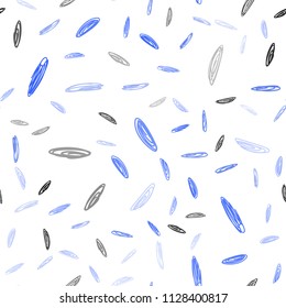 Light Multicolor vector seamless template with circles. Glitter abstract illustration with blurred drops of rain. Pattern can be used for futuristic ad, booklets.