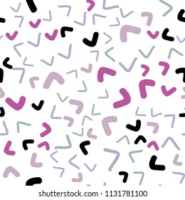 Light Multicolor vector seamless  template with bubble shapes. A vague circumflex abstract illustration with gradient. The best blurred design for your business.