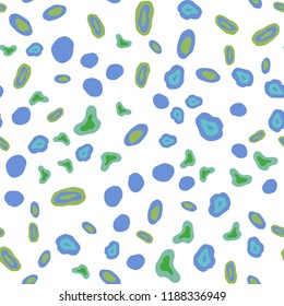 Light Multicolor vector seamless template with circles. Illustration with set of shining colorful abstract circles. Pattern for design of fabric, wallpapers.