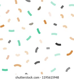 Light Multicolor vector seamless template with lines, ovals. Geometric illustration in marble style with gradient.  Brand new design for your ads, poster, banner.