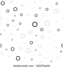 Light Multicolor vector seamless template with circles. Blurred decorative design in abstract style with bubbles. Completely new template for your brand book.