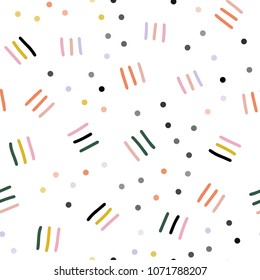 Light Multicolor vector seamless texture with elements of lines. Seamless gradient abstract lines on white background. Pattern for design of fabric, wallpapers.