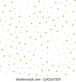 Light Multicolor vector seamless texture with disks. Blurred decorative design in abstract style with bubbles. Trendy design for wallpaper, fabric makers.
