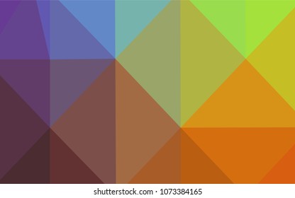 Light Multicolor vector shining triangular layout. Glitter abstract illustration with an elegant design. That new template can be used for your brand book.