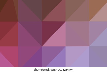 Light Multicolor vector shining triangular backdrop. Elegant bright polygonal illustration with gradient. A completely new template for your business design.