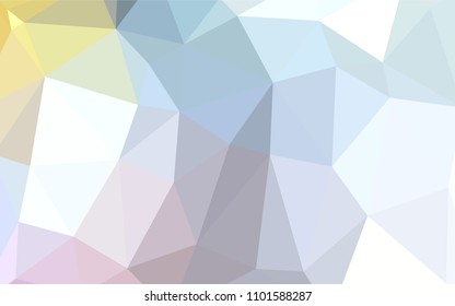 Light Multicolor vector shining triangular backdrop. Colorful illustration in polygonal style with gradient. The best triangular design for your business.
