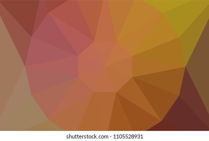 Light Multicolor vector shining triangular layout with a gem in a centre. Triangular geometric sample with gradient.  Completely new template for your banner.