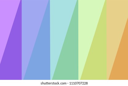 Light Multicolor vector shining triangular layout. Polygonal abstract illustration with gradient. The polygonal design can be used for your web site.