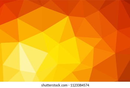 Light Multicolor vector shining triangular backdrop. A sample with polygonal shapes. Pattern for a brand book's backdrop.