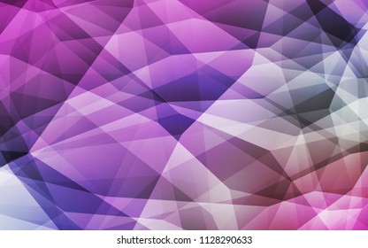 Light Multicolor vector shining triangular layout. Creative geometric illustration in Origami style with gradient. Brand new style for your business design.