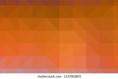 Light Multicolor vector shining triangular cover. Creative geometric illustration in Origami style with gradient. Brand new design for your business.
