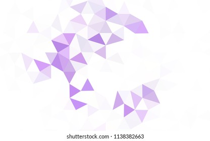 Light Multicolor vector shining triangular backdrop. Colorful illustration in polygonal style with gradient. Brand new style for your business design.