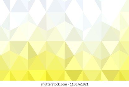 Light Multicolor vector shining triangular layout. Polygonal abstract illustration with gradient. Best triangular design for your business.