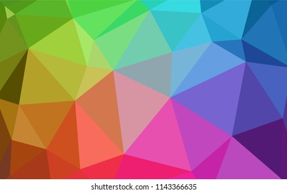 Light Multicolor vector shining triangular backdrop. Colorful illustration in abstract style with triangles. New template for your brand book.