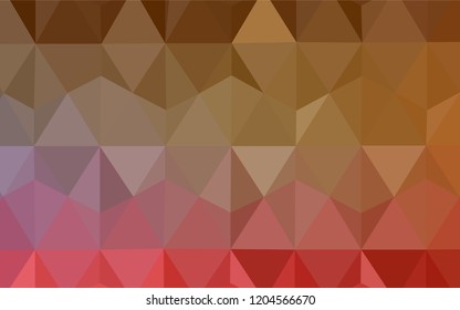 Light Multicolor vector shining triangular backdrop. Elegant bright polygonal illustration with gradient. Brand new design for your business.