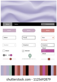 Light Multicolor vector style guide with bent lines. Creative illustration in halftone marble style with gradient. Modern template for your landing page.