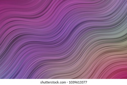 Light Multicolor vector template with abstract circles. Glitter abstract illustration with wry lines. Marble style for your business design.