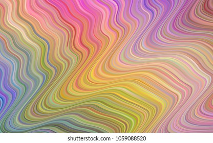 Light Multicolor vector template with abstract circles. Shining crooked illustration in memphis style. A completely new memphis design for your business.