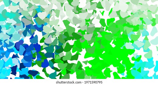 Light multicolor vector template with abstract forms. Illustration with colorful shapes in abstract style. Modern design for your ads.