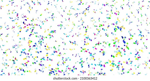 Light multicolor vector template with abstract forms. Illustration with colorful shapes in abstract style. Background for cell phones.