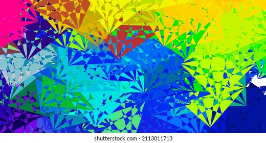 Light Multicolor vector template with abstract forms. Simple design in abstract style with gradient forms. Background for cell phones.