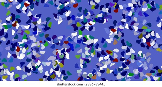 Light multicolor vector template with abstract forms. Modern abstract illustration with gradient random forms. Elegant design for wallpaper set.