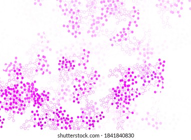 Light Multicolor vector template with artificial intelligence structure. Abstract illustration with links and dots of AI. Design for depiction of cyber innovations.