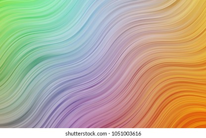 Light Multicolor vector template with bent lines. A completely new color illustration in marble style. Marble design for your web site.