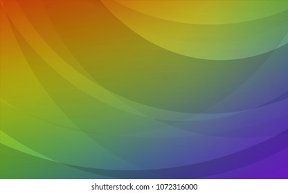 Light Multicolor vector template with bent ribbons. Creative illustration in halftone marble style with gradient. Brand-new design for your ads, poster, banner.