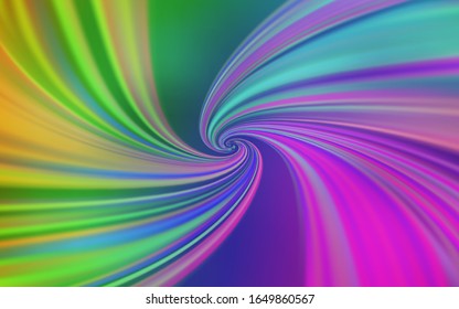 Light Multicolor vector template with bent lines. An elegant bright illustration with gradient. A completely new design for your business.