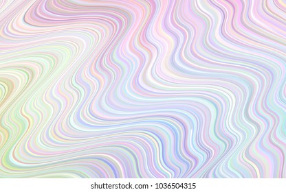 Light Multicolor vector template with bubble shapes. Colorful abstract illustration with gradient lines. The template for cell phone backgrounds.